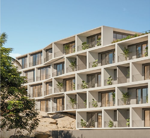 Vista exterior Departamentos en Cabo San Lucas